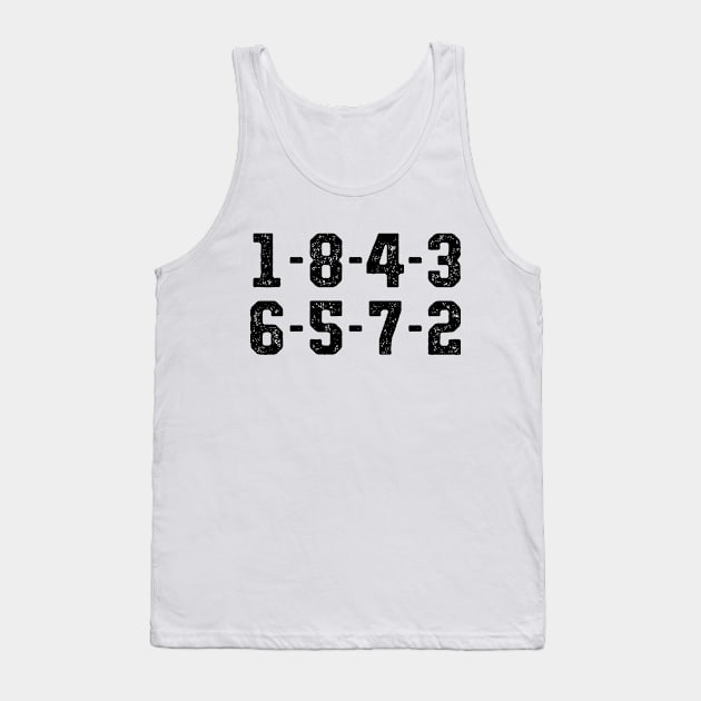 1-8-4-3-6-5-7-2 Tank Top by danterjad